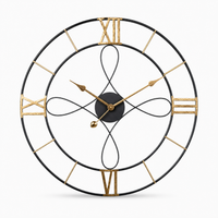 Wall Clock Vintage Roman Numerals