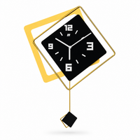 Modern Wall Clock Large Face Silent