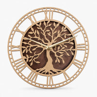 Tree Of Life Wall Clock Roman