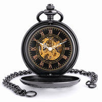 Steampunk Open Face Pocket Watch
