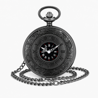 Pocket Watch Vintage Skeleton Exposed Gear