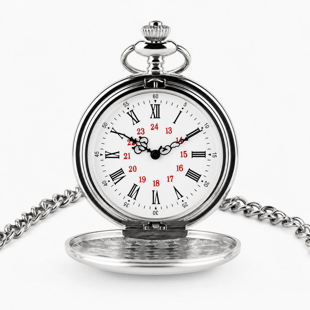 Vintage Open Face Mechanical Pocket Watch