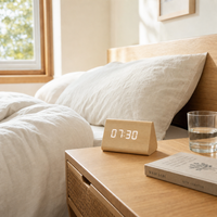 Modern Triangular LED Alarm Clock
