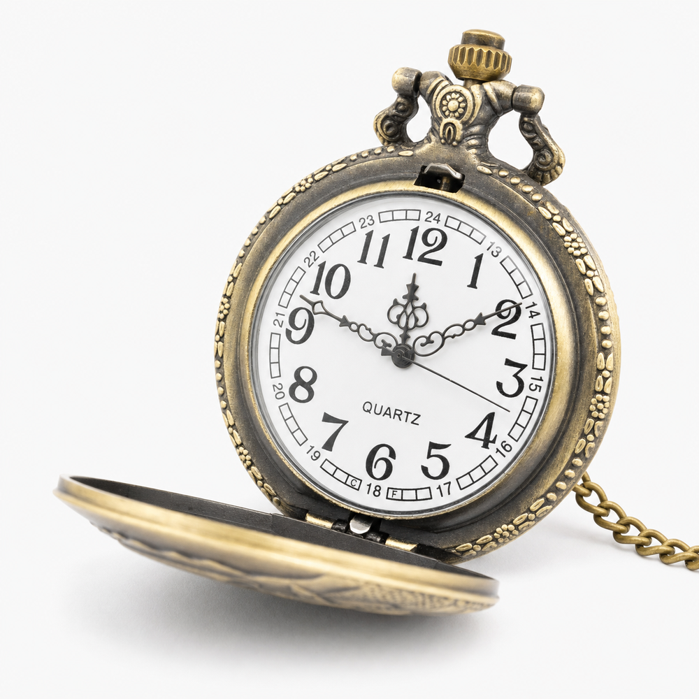 Victorian Mechanical Pocket Watch For Men