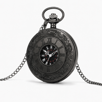 Pocket Watch Vintage Skeleton Exposed Gear