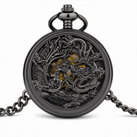 Steampunk Open Face Pocket Watch