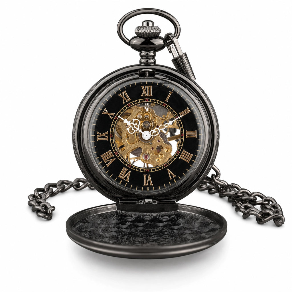 Antique Hunter Pocket Watch For Men