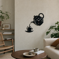 Kitchen Teapot Wall Clock