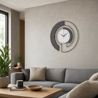 Minimalist Round Wall Clock Silent