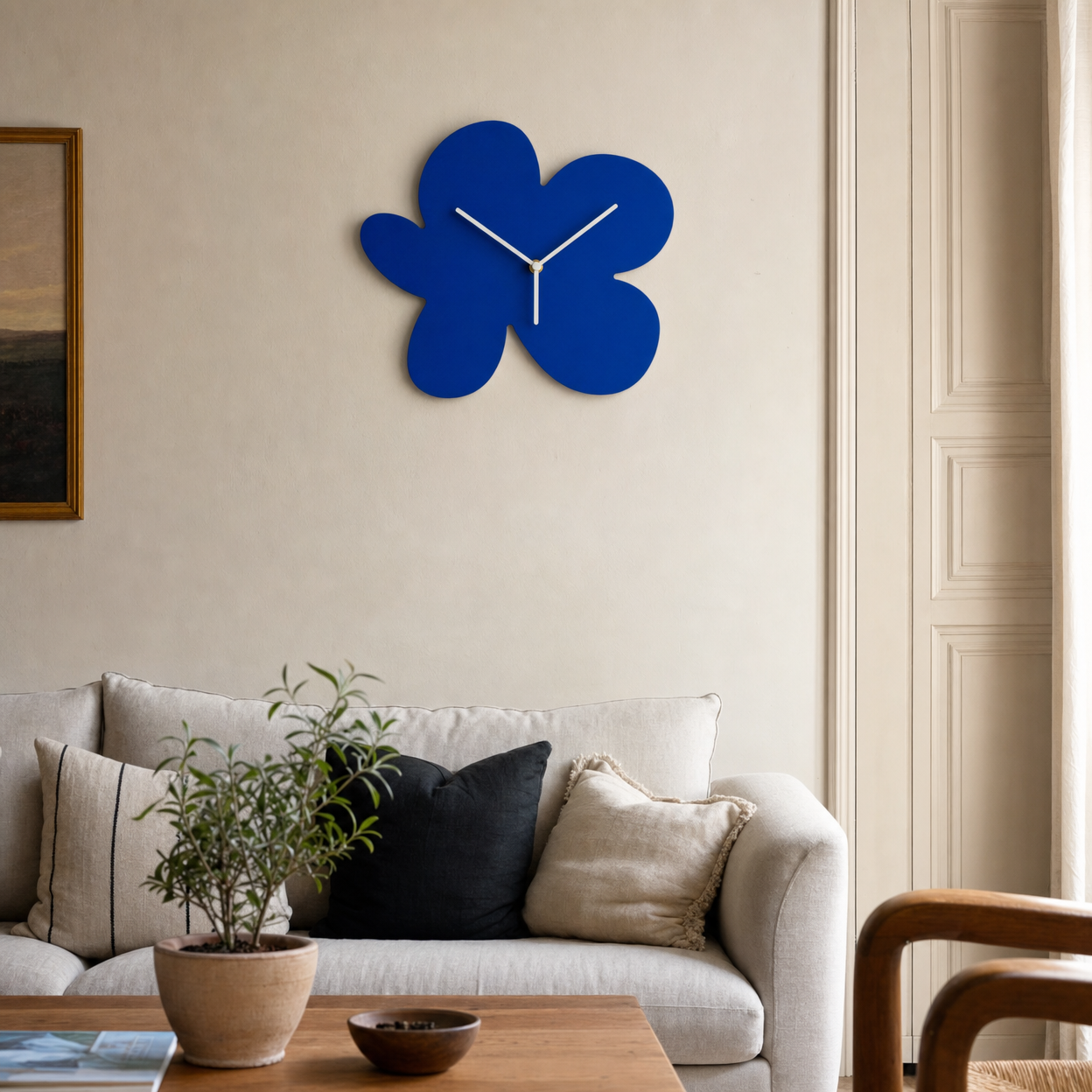 Flower Shape Wall Clock Modern