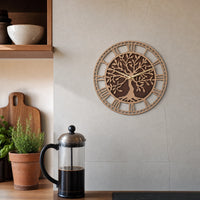 Tree Of Life Wall Clock Roman