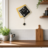 Modern Wall Clock Large Face Silent