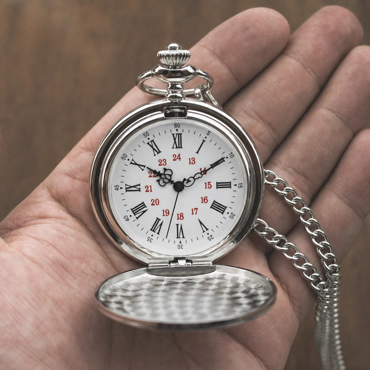 Vintage Open Face Mechanical Pocket Watch