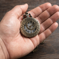 Vintage Astral Compass Skeleton Pocket Watch