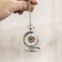 Skeleton Dial Mechanical Pocket Watch