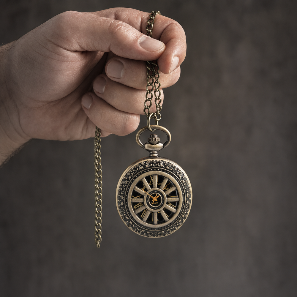 Unique Mechanical Pocket Watch For Men