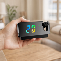 Alarm Clock 180 Degree Projector Display