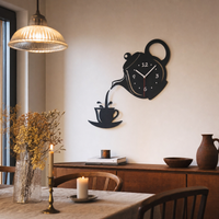 Kitchen Teapot Wall Clock