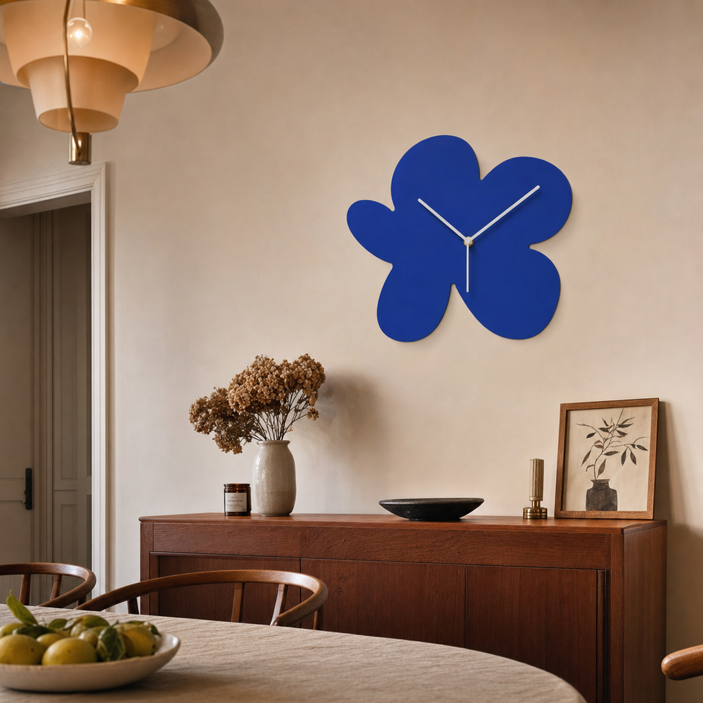 Flower Shape Wall Clock Modern