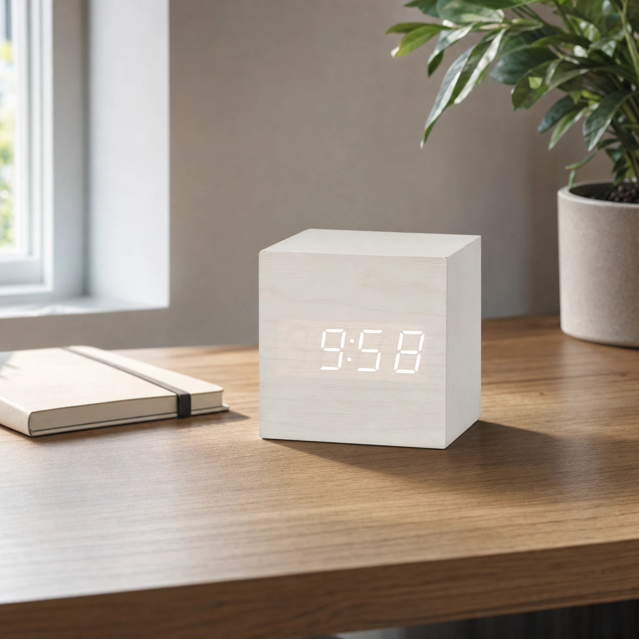 Digital Alarm Clock USB Charging Snooze