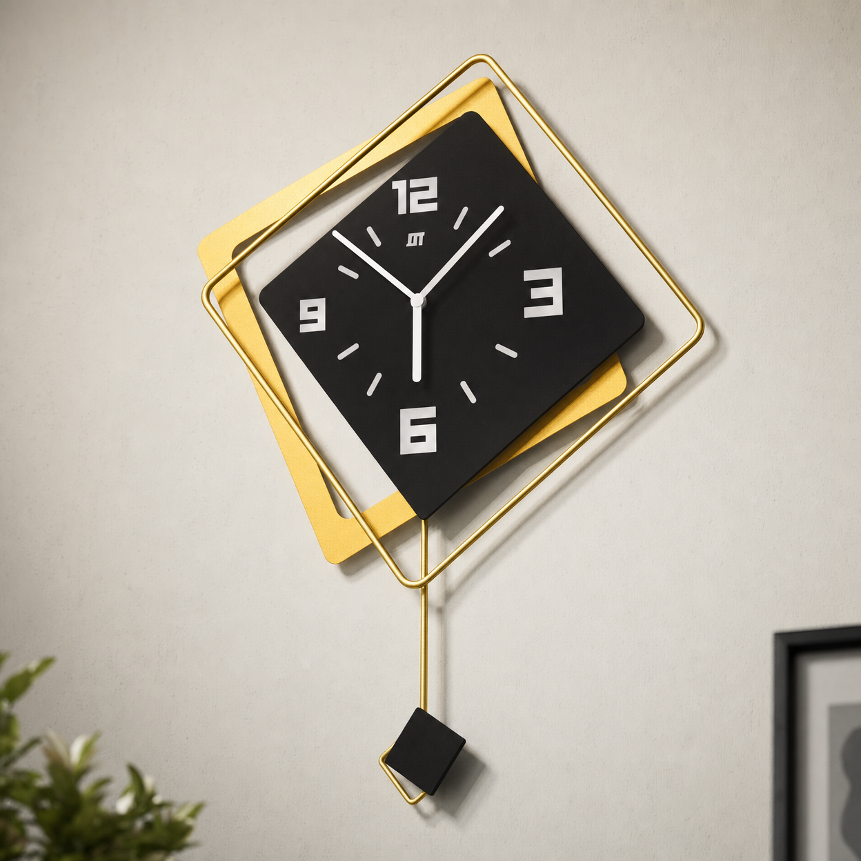 Modern Wall Clock Large Face Silent