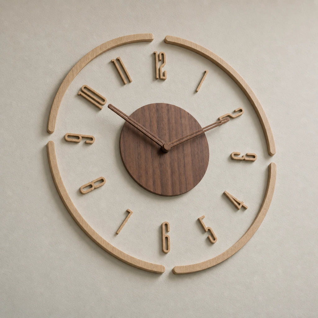 Minimalist Wall Clock Silent Movement
