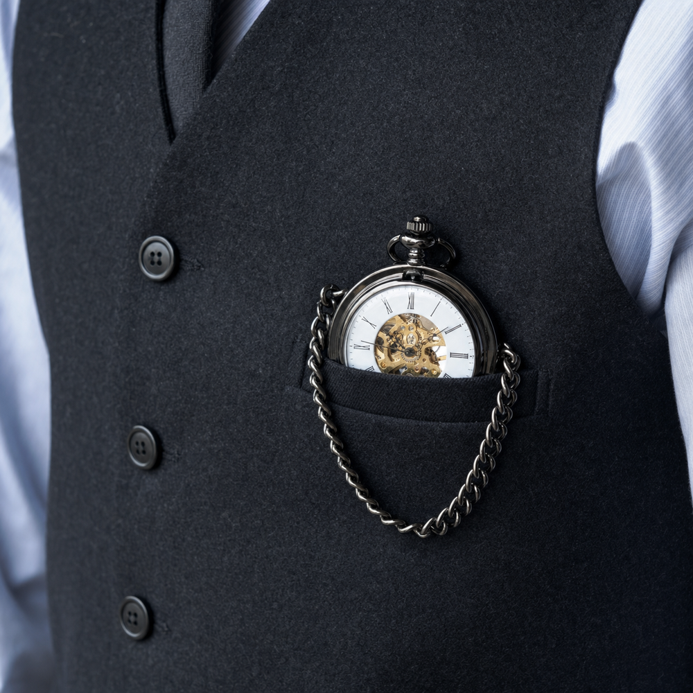 Pocket Watch Vintage Open Face