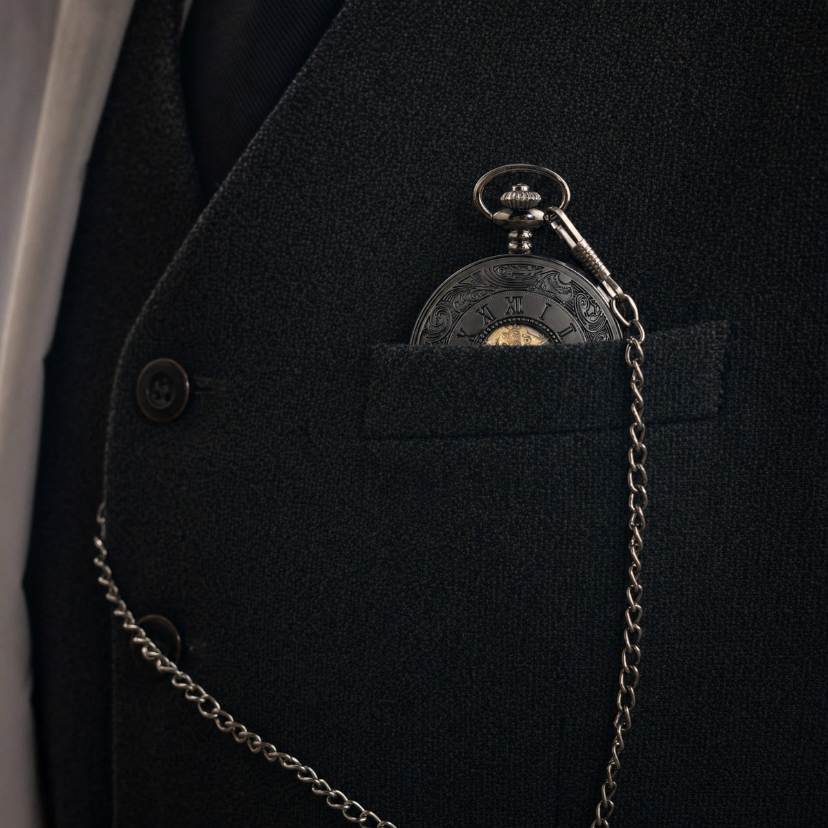 Antique Hunter Pocket Watch For Men