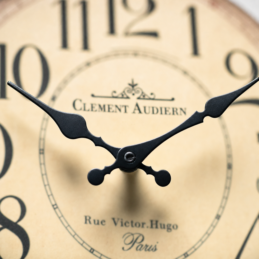 Vintage French Style Silent Wall Clock