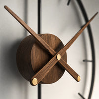 Open Frame Wall Clock Silent