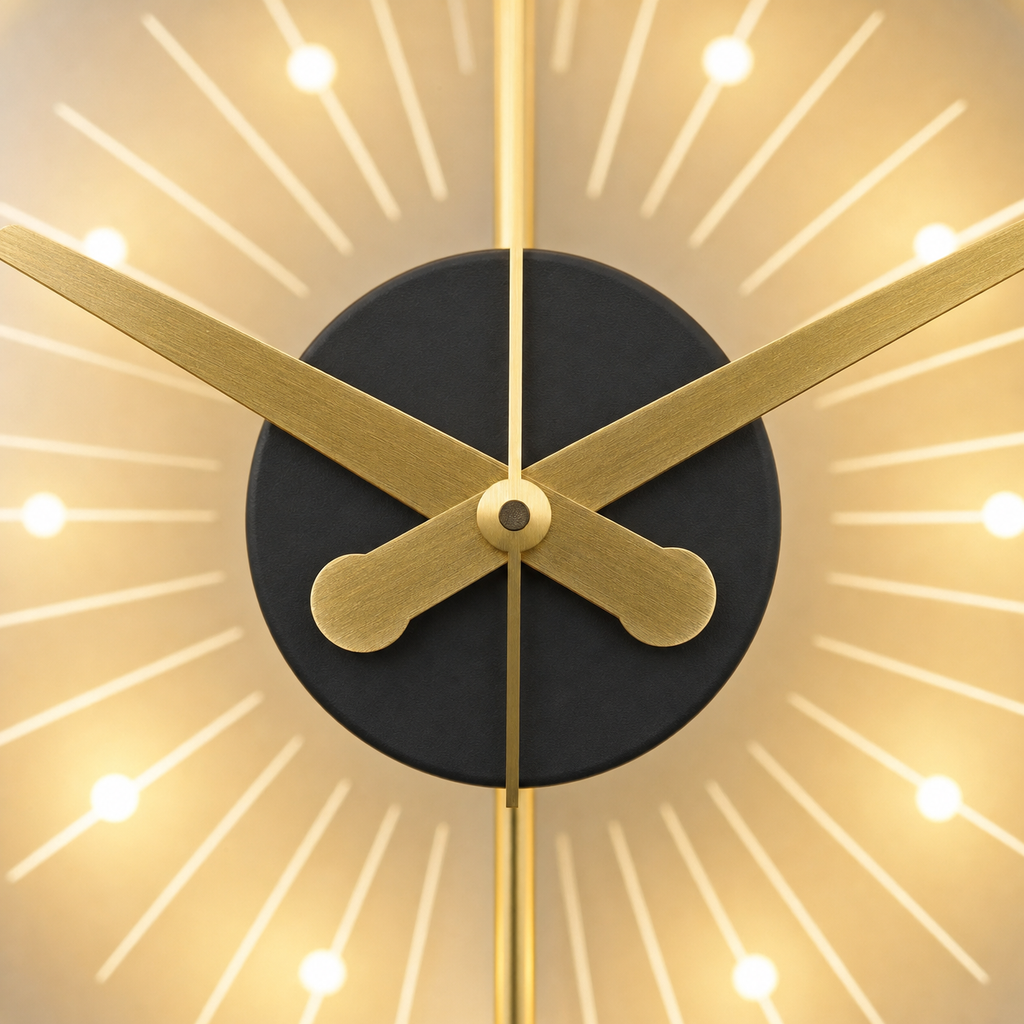 Silent Luminous Effect Wall Clock