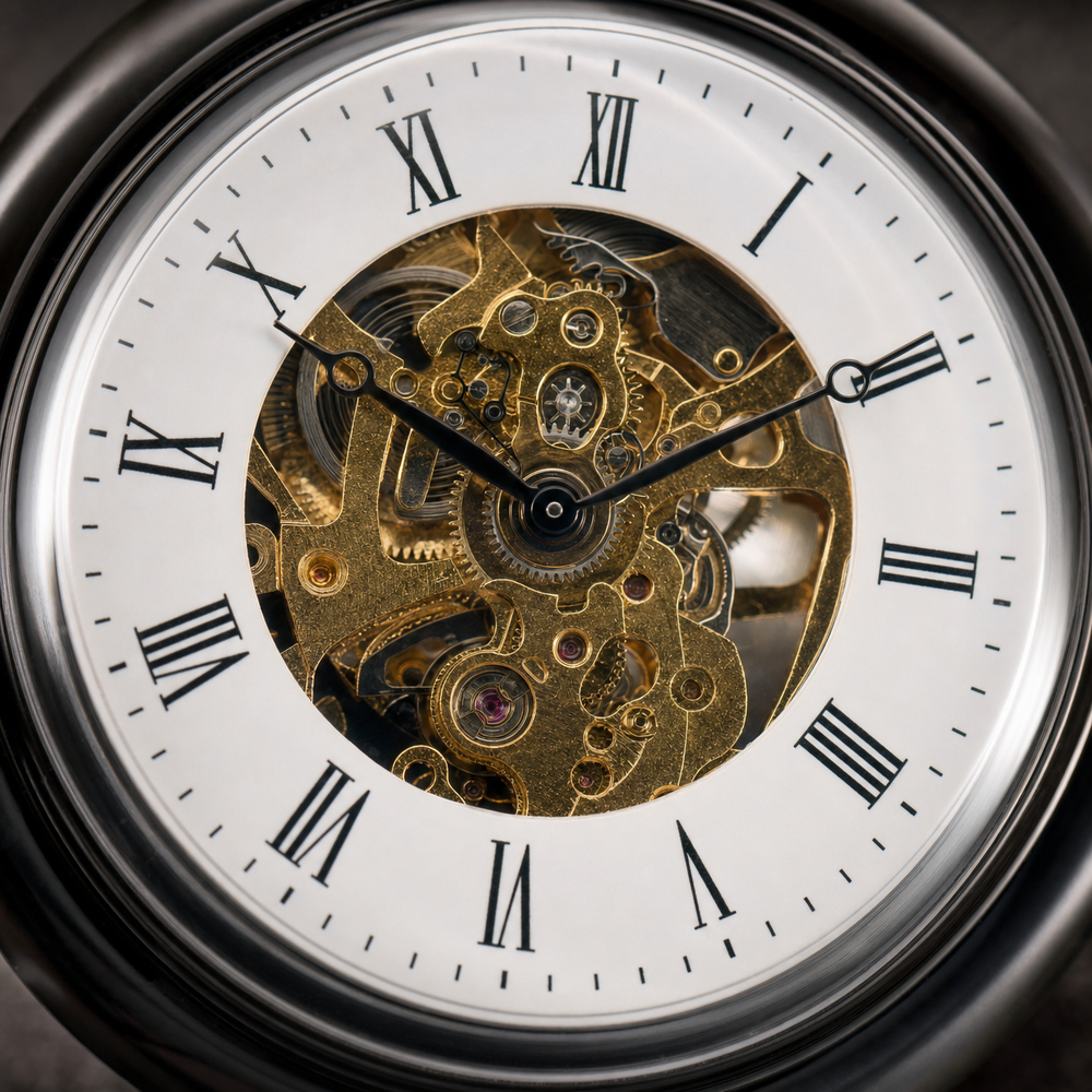 Pocket Watch Vintage Open Face