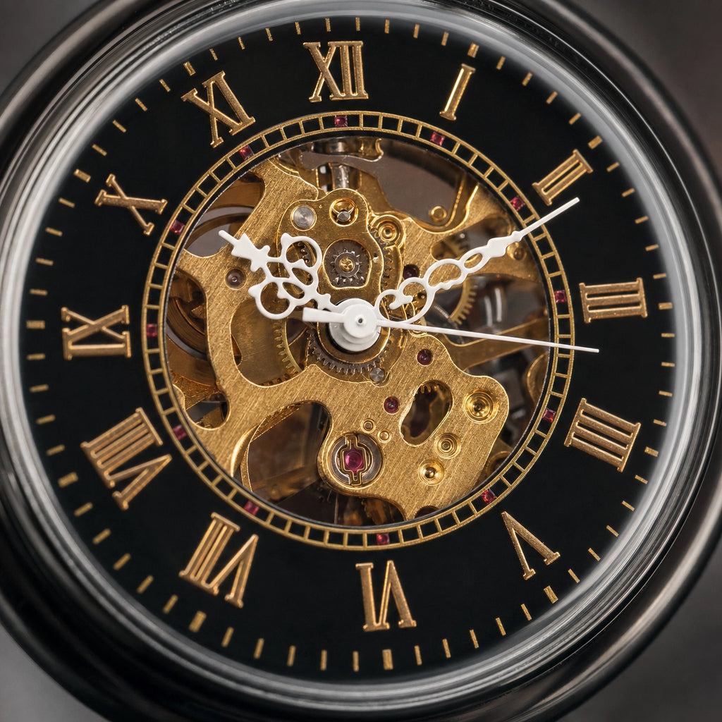 Antique Hunter Pocket Watch For Men