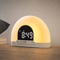 Kids Alarm Clock Gentle Night Light