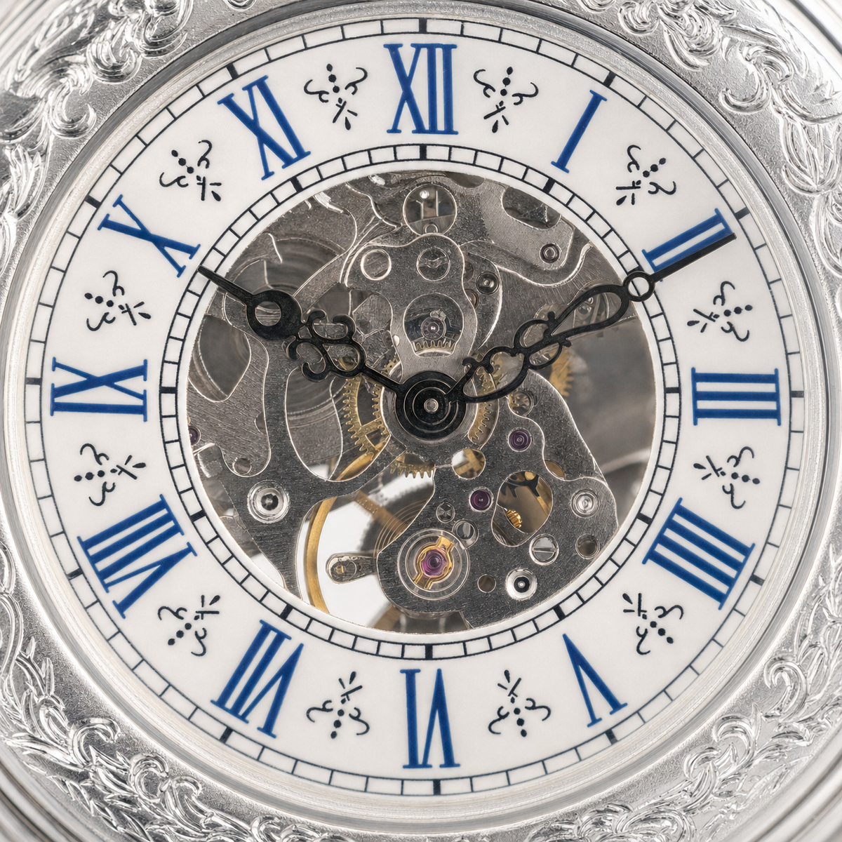 Skeleton Mechanical Pocket Watch For Him