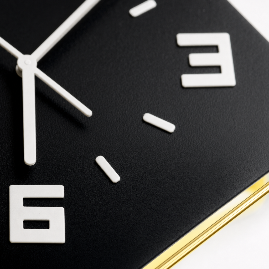 Modern Wall Clock Large Face Silent
