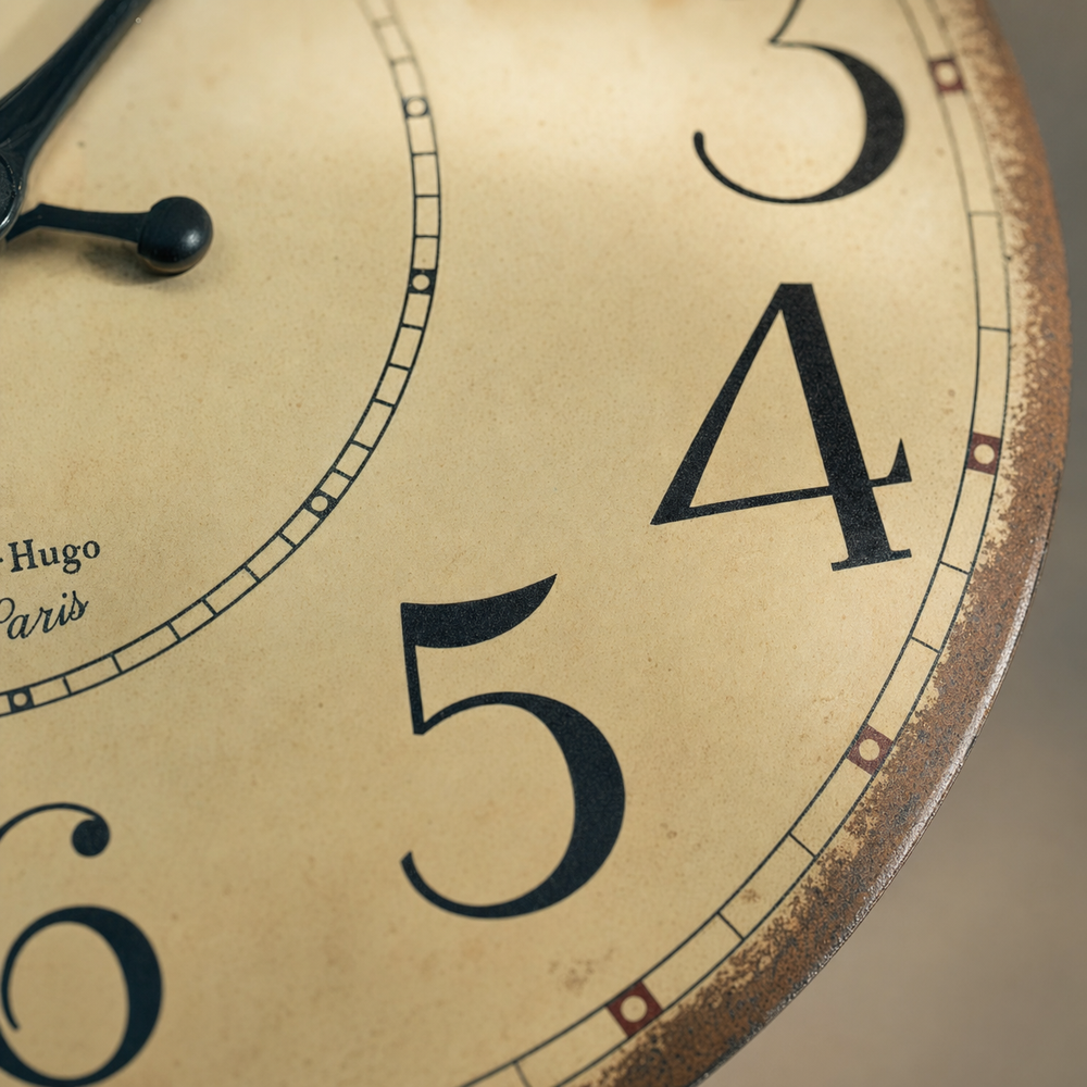 Vintage French Style Silent Wall Clock