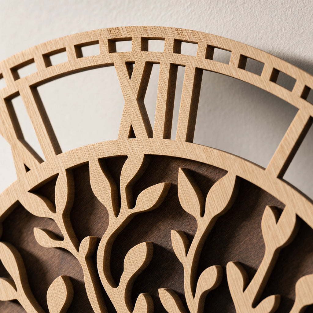 Tree Of Life Wall Clock Roman