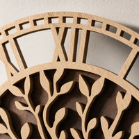 Tree Of Life Wall Clock Roman