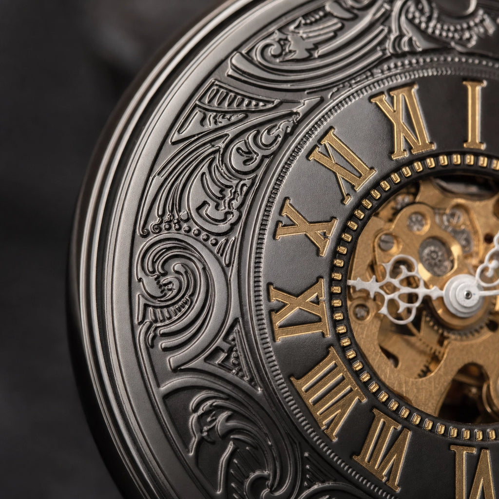 Antique Hunter Pocket Watch For Men