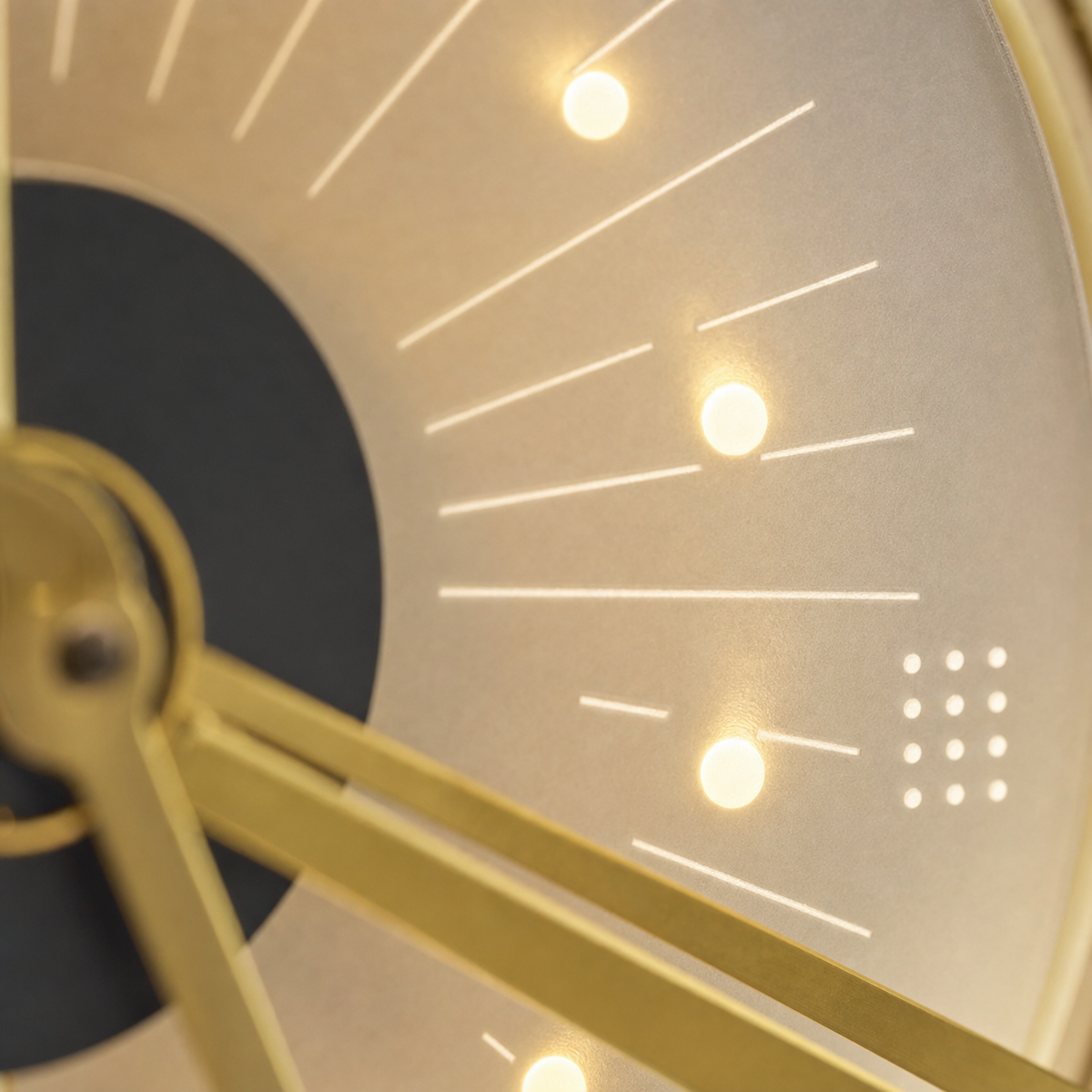 Silent Luminous Effect Wall Clock