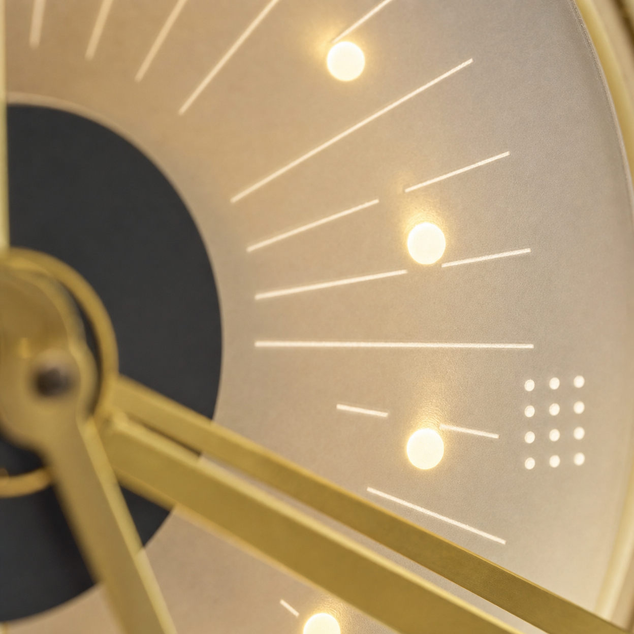 Silent Luminous Effect Wall Clock