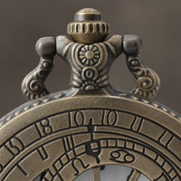 Vintage Astral Compass Skeleton Pocket Watch