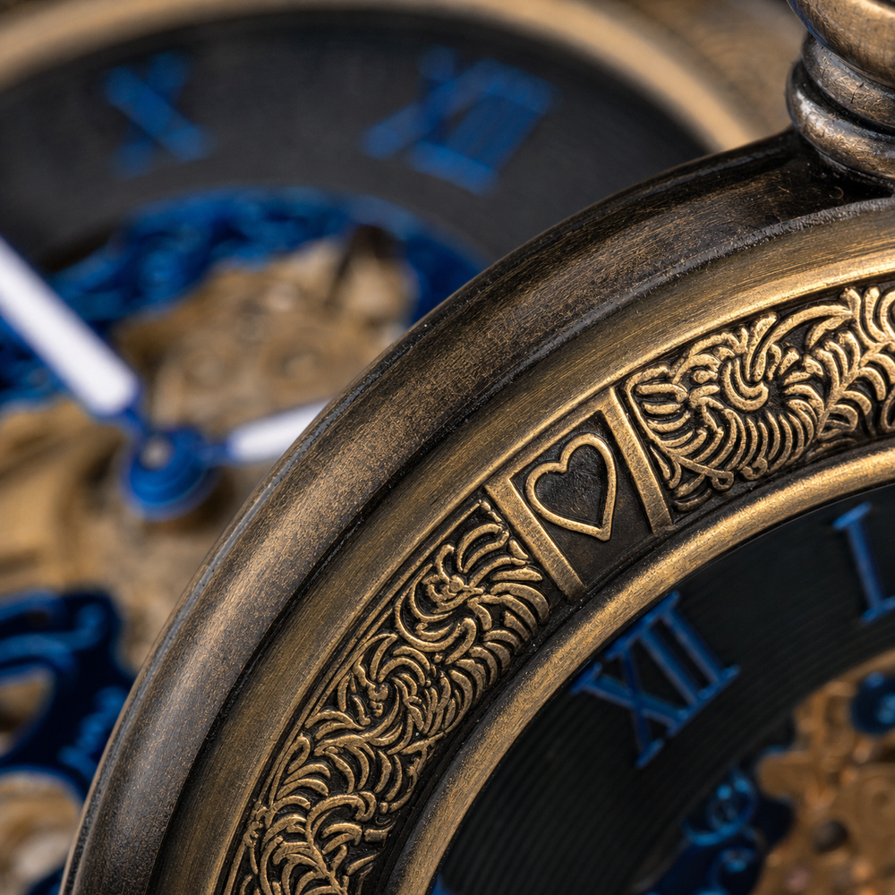 Hunter Case Pocket Watch Roman Numerals