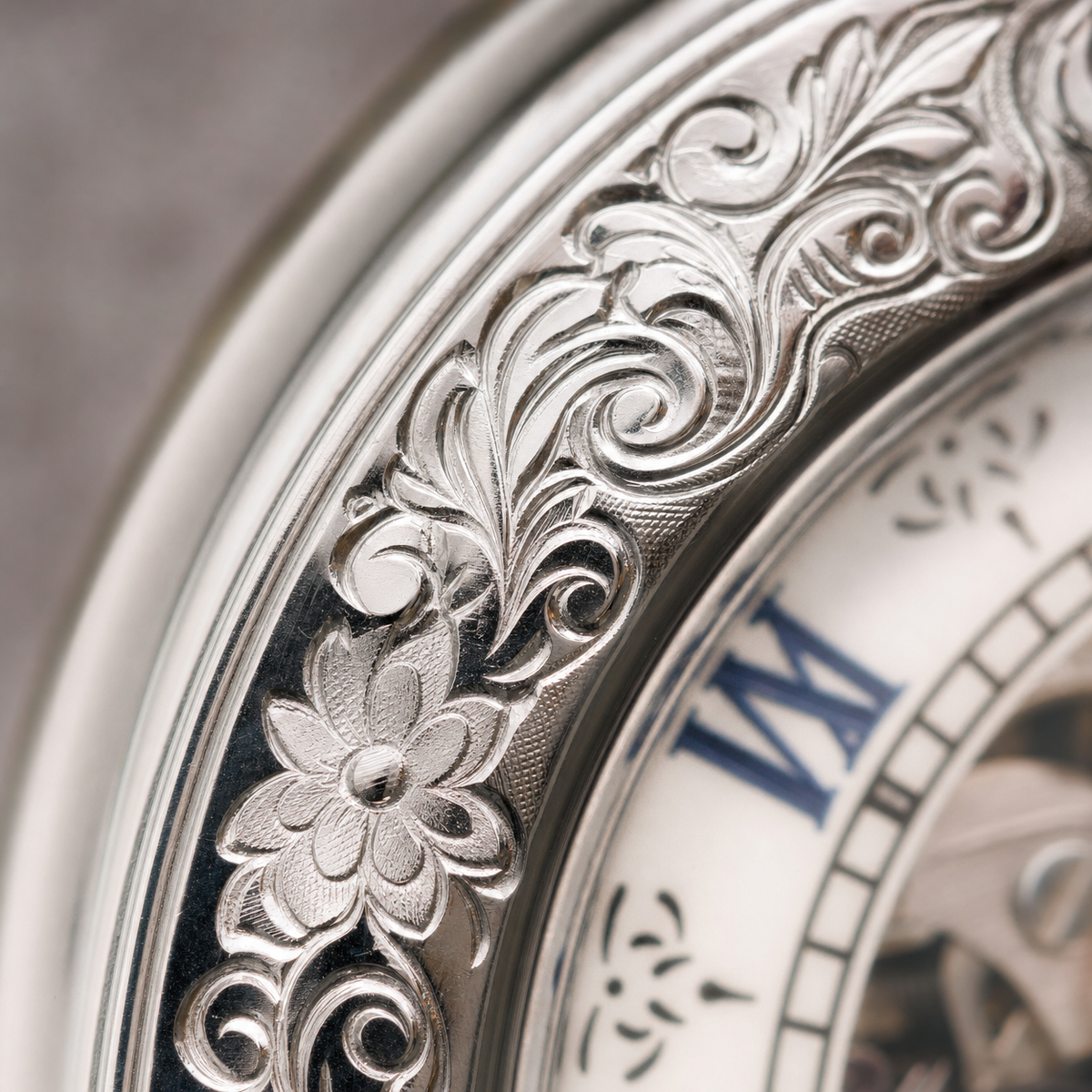 Skeleton Mechanical Pocket Watch For Him