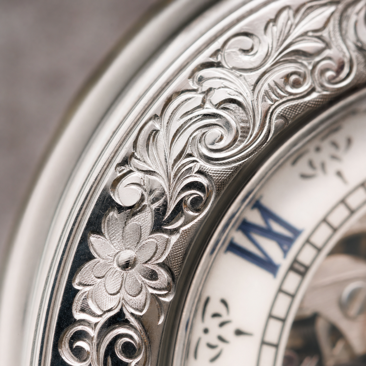 Skeleton Mechanical Pocket Watch For Him