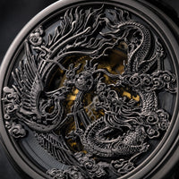 Steampunk Open Face Pocket Watch
