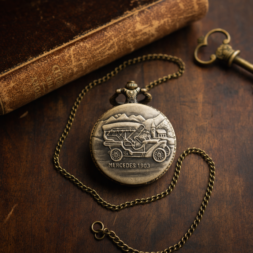 Victorian Mechanical Pocket Watch For Men
