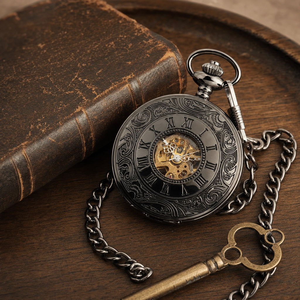 Antique Hunter Pocket Watch For Men