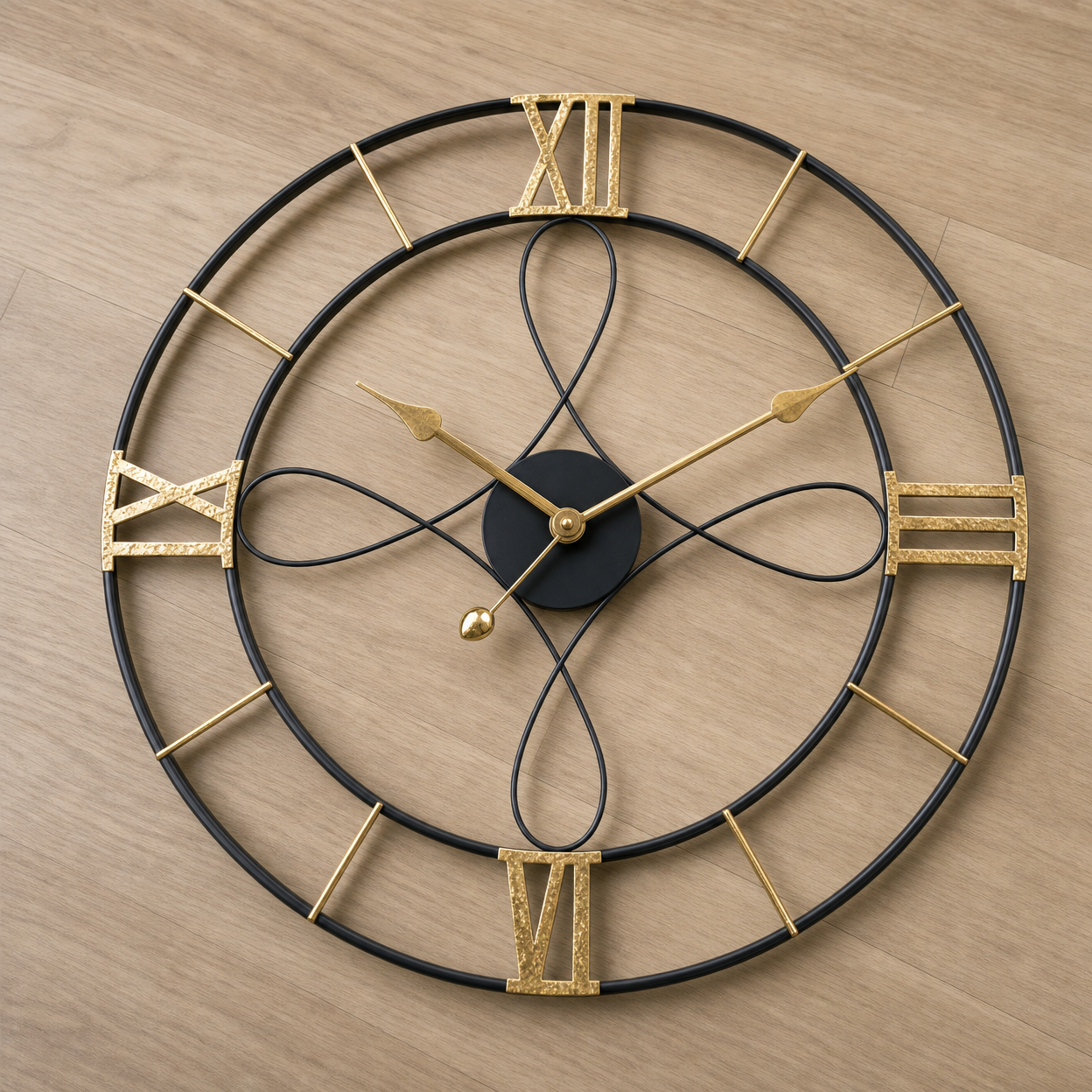 Wall Clock Vintage Roman Numerals